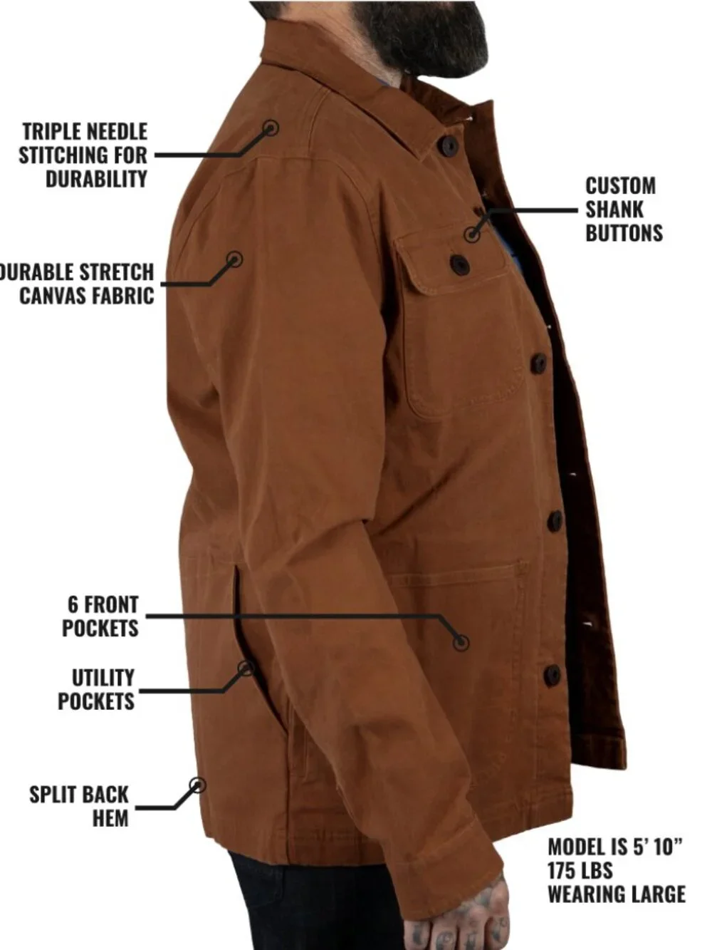 Off The Grid Surplus Heston Chore Coat - TOB